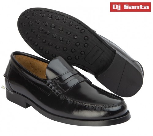 SHOE WITHOUT LACE MADE IN SPAIN IN LEATHER. DJ SANTA.
