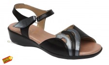 MIBA, COMFORT SANDAL LEATHER MADE IN SPAIN.  36/40.